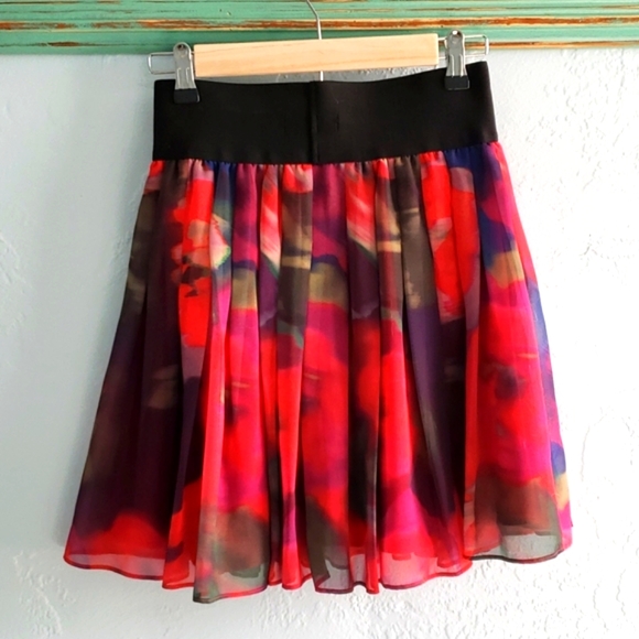 Express Floral ruffle Skirt - Picture 2 of 7